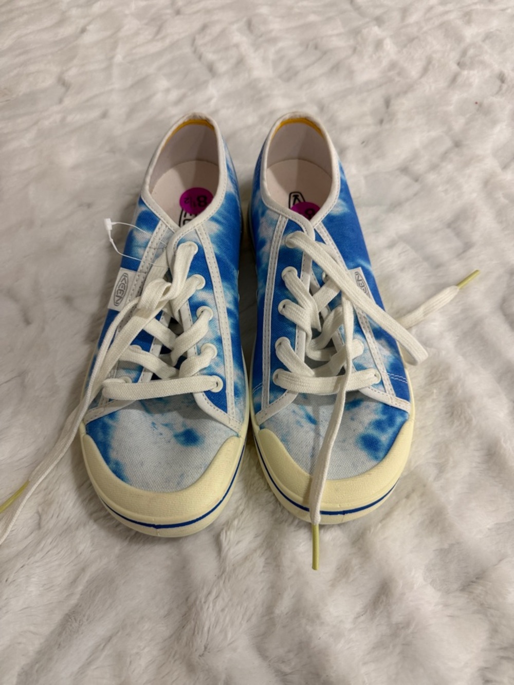 Keen Women’s Elsa Lite Sneakers Blue Tie Dye Clouds Casual Comfort New Size 8.5